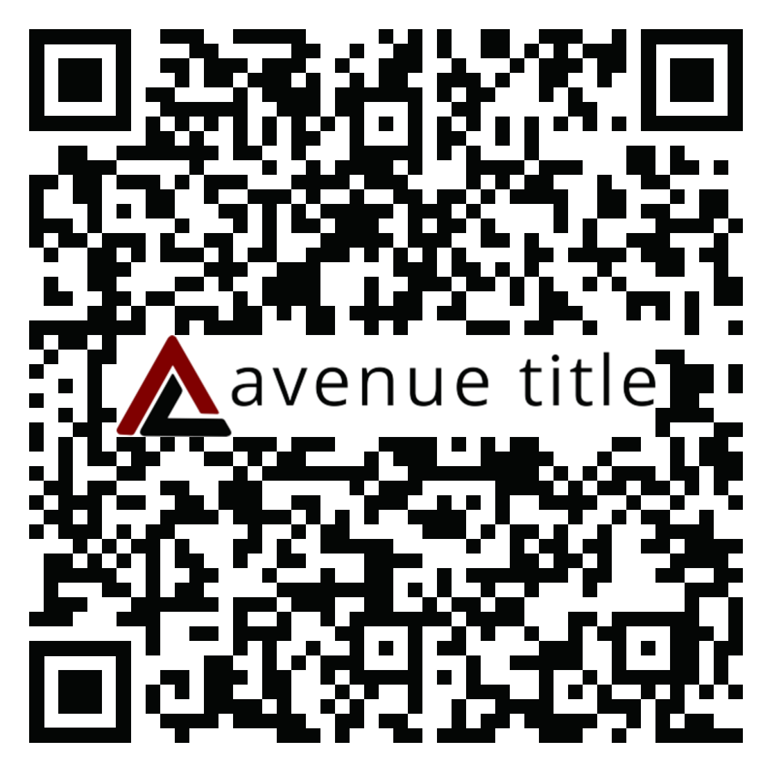 Avenue Title - QR Code